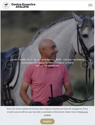 Web Hipica Atalaya Colmenar Viejo