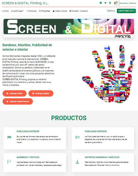 web Screen Digital Printing